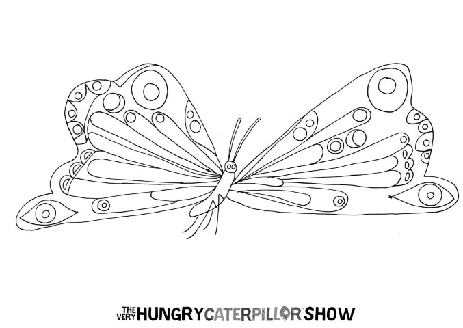 The Very Hungry Caterpillar Coloring Pages